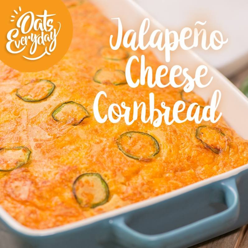 Jalapeno Cheese Cornbread Instagram Oats Everyday