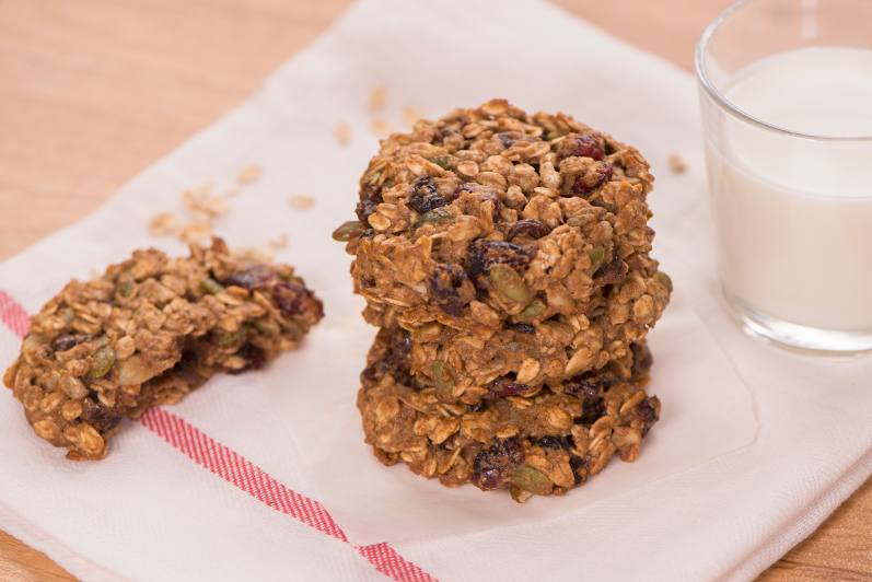 No Time for Breakfast Breakfast Cookies made with Rolled Oats