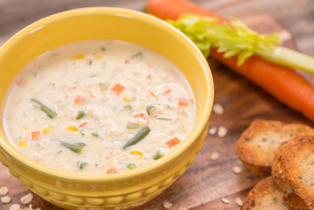 Creamy Vegetable Soup Oats Everyday