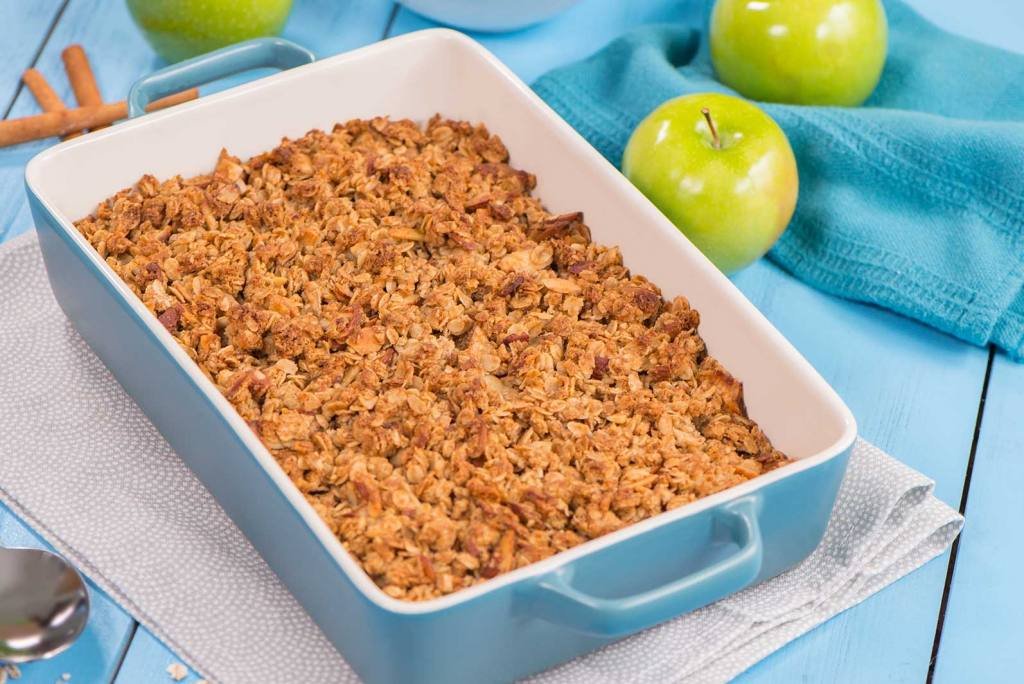 Nutty Oaty Apple Crisp