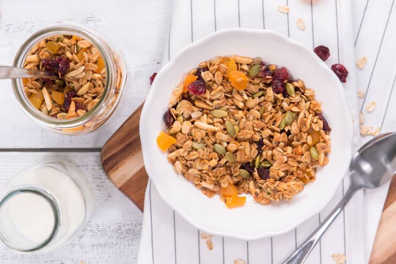 Olive Oil Granola with Oats
