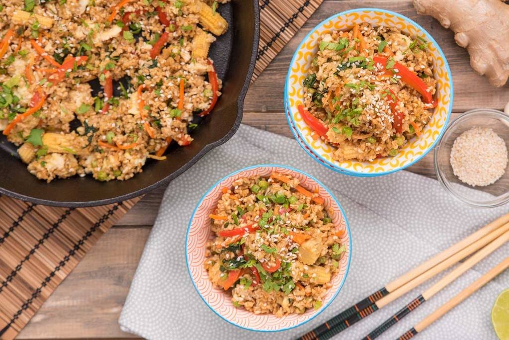 Stir-Fried Veggies With Oats