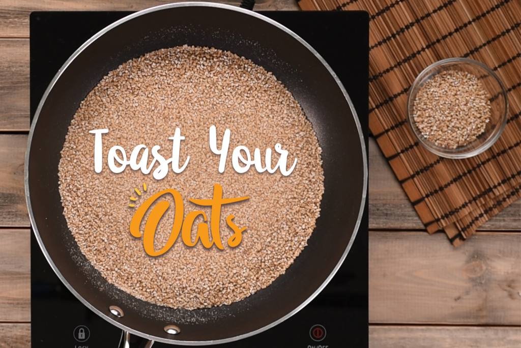 toasting oats