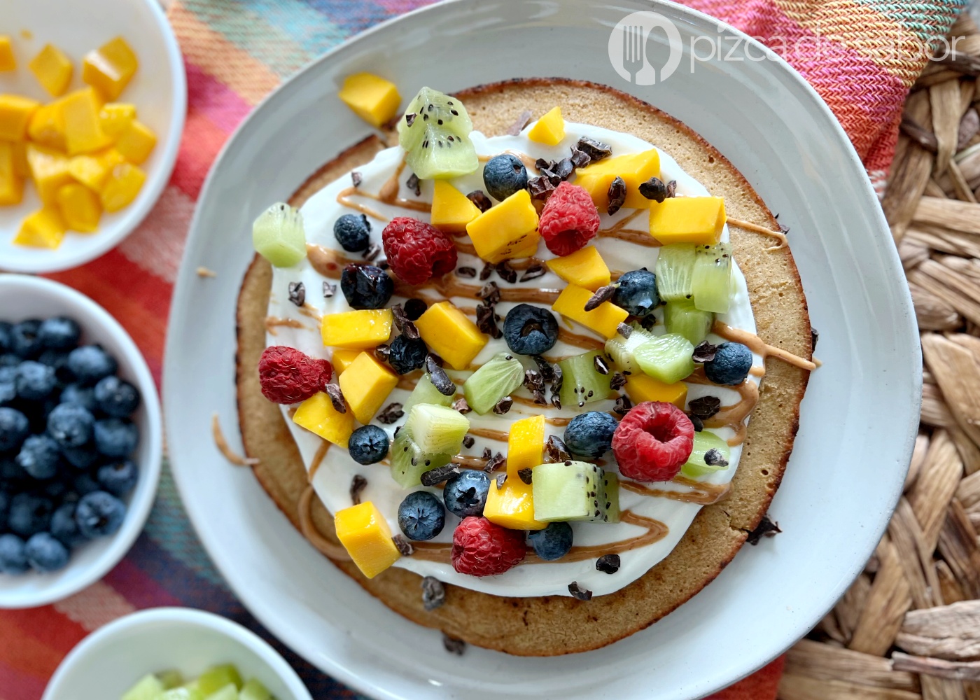 sweet oatmeal pizza